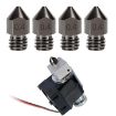 MK8 Hardened Steel Nozzle for 3D Printer, 5pcs 1.75/0.8mm - 3