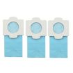 3pcs Dust Bags for Makita CL102/CL104/CL107/CL182 Vacuum (Blue) - 1