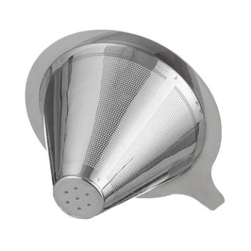 Reusable 304 Stainless Steel Mesh Coffee Filter for 1-2 Cups - 1