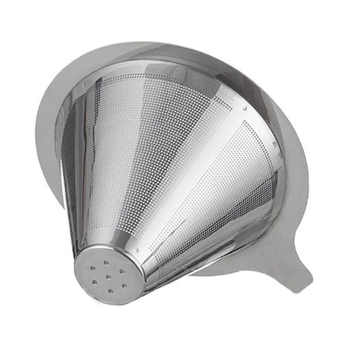 Reusable 304 Stainless Steel Mesh Coffee Filter for 1-2 Cups - 1