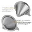 Reusable 304 Stainless Steel Mesh Coffee Filter for 1-2 Cups - 5
