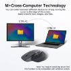 Rapoo MT760mini Gray Wireless Ergonomic Mouse for Office Use - 6