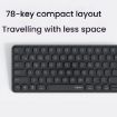 Rapoo E9000G Wireless Bluetooth Keyboard for Computer & Phone (White) - 3