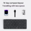 Rapoo E9050L Multi-mode Bluetooth Wireless Laptop Keyboard - 4