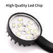 220V 5W Aquarium LED Clip Light, 12 LEDs, USB Powered, Black - 5