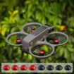 DJI Avata 2 Sunnylife AT2-MD787 Red Aluminum Motor Protection Cover - 2