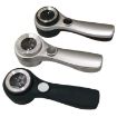 Handheld 60x Optical Glass Magnifier with LED Light (Silver Black) - 2