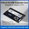Yahboom PCIe to M.2 Adapter for Raspberry Pi 5 NVMe Expansion Board - 2