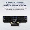 Yahboom 4 Channel Infrared Sensor Module + 6Pin Cable for Robots - 2