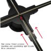 3D Holographic Fan 60cm, 1600x720, 720 LEDs, WiFi/APP, US Plug - 5