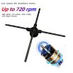 3D Holographic Fan 60cm, 1600x720, 720 LEDs, WiFi/APP, US Plug - 6