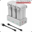 YX 3-Way Battery Charger for DJI Mini 4/3/3 Pro, 35W US Plug Hub - 2