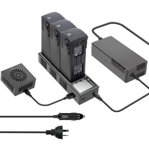 DJI Mavic 3 YX 3-in-1 Battery Charger Hub with Color Screen (AU Plug) - 1