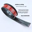 Carbon Fiber Car Wheel Arch Trim Guard, 3.5cm Wide, 1.5m Long - 4