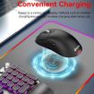 MKESPN Pink Wireless Gaming Mouse, Tri-Mode, 24000 DPI, RGB, Rechargeable - 4