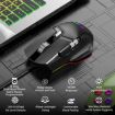 MKESPN X13 RGB Wired Gaming Mouse 12400 DPI Macro 10-Key Black - 3
