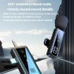 H68 3 In 1 Dual Mic Wireless Mobile Phone Lapel Microphone - 3