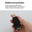 AMSAMOTION USB to RS232/485 Converter Adapter for PLC, POS (Black) - 4