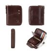 HUMERPAUL BP783 Brown Unisex RFID Leather Wallet Multi-Card Holder - 3