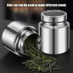 1000ml Stainless Steel Canister, Transparent Lid, Leak-Proof Storage - 2