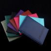 Purple Artificial Leather Travel Passport Cover - 2