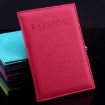 Light Green Artificial Leather Passport Cover for Travel - 5