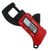 Red Plastic Electronic Digital Thickness Gauge Construction Tool - 1