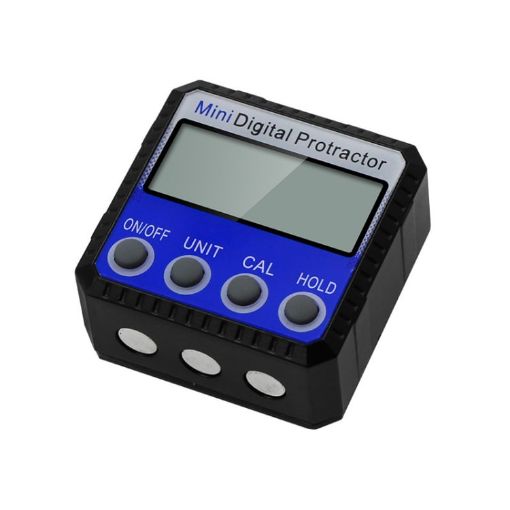 Mini Multi-angle Flip Magnetic Ruler with Digital Inclinometer Display - 1