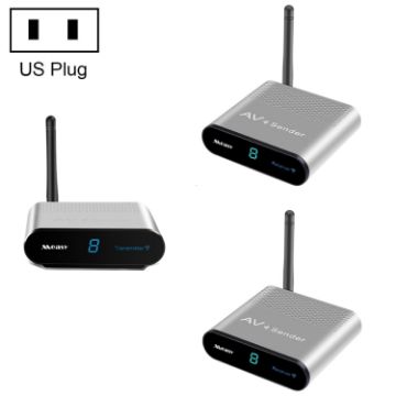 Measy AV530-2 5.8GHz Wireless Audio/Video Transmitter + 2 Receivers - 1