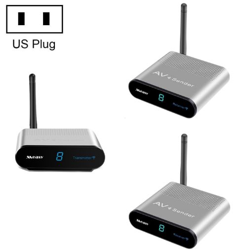 Measy AV530-2 5.8GHz Wireless Audio/Video Transmitter + 2 Receivers - 1