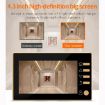 Danmini Q10 4.3" Motion Detection Camera Video Door Viewer, Black - 2