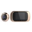 DD1 Smart Cat Eye Camera Doorbell with LCD & Night Vision (Gold) - 1
