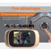 Smart DD1 Cat Eye Doorbell 2.8" LCD & Infrared Night Vision - Silver - 4