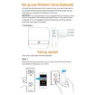 B10 52 Chimes 110dB Doorbell Receiver, EU Plug, AC 90-260V (White) - 6