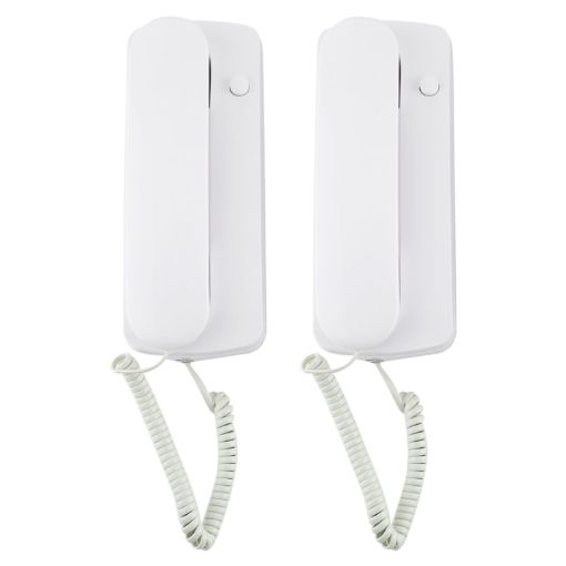 109DC High-Definition Wired Intercom Doorphone in White - 1