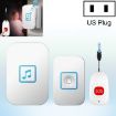 CACAZI C86 Wireless SOS Pager Doorbell Emergency Alarm (White) - 1