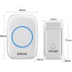 CACAZI A10G Wireless Bell, One Button, Three Receivers, UK Plug, White - 3