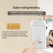 CACAZI A10G Wireless Bell, One Button, Three Receivers, UK Plug, White - 4