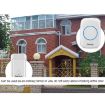 CACAZI A10G Self-Powered Wireless Doorbell, US Plug (Black) - 6