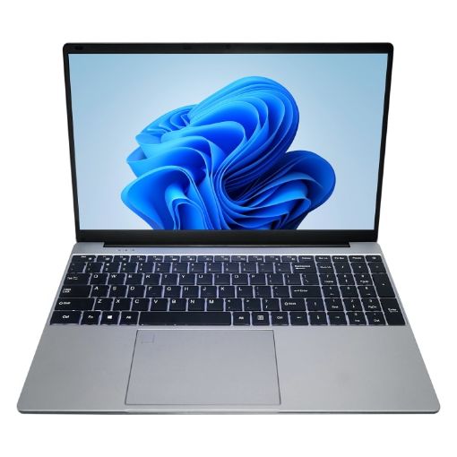 HONGSAMDE 15.6" Notebook, 16GB+1TB, Intel N5095, Win 11, Silver Grey - 1