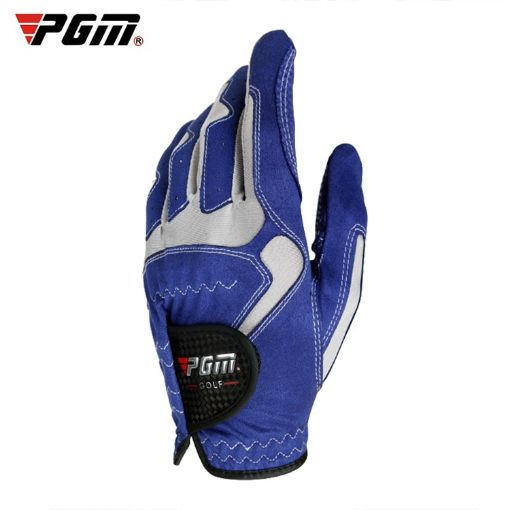 PGM Golf Left Hand Anti-Slip Gloves for Men, Blue, Size 26 - 1