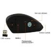 Wireless Vertical Optical Mouse, 2.4GHz Battery Version (White) - 4