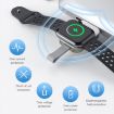 TOTUDESIGN Wireless Magnetic Charger for Apple Watch, USB-C, White - 6