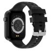 HT15 1.85" Black Silicone Smart Watch, IP67 Waterproof, Bluetooth Call - 3