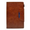 Samsung Galaxy Tab A8 10.5 2021 Suede Leather Tablet Case Brown - 2