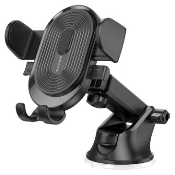 Borofone BH85 Black Car Console One-button Phone Bracket - 1