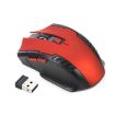 Red 2.4G Wireless Office Mouse - 6 Keys, 1600DPI Adjustable - 3