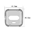 Fitbit Versa Lite Transparent Red Silicone Protective Case - 2