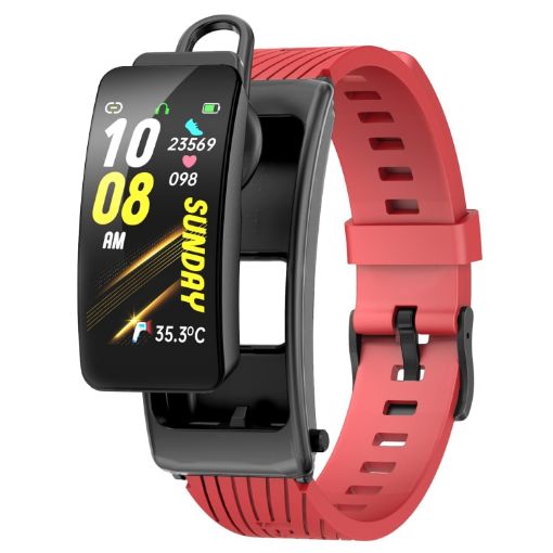 K20 1.14" Silicone Band Waterproof Smartwatch with Bluetooth Call - 1