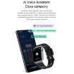 T50 1.85" Black Leather Band Smart Watch IP67 Waterproof - 6